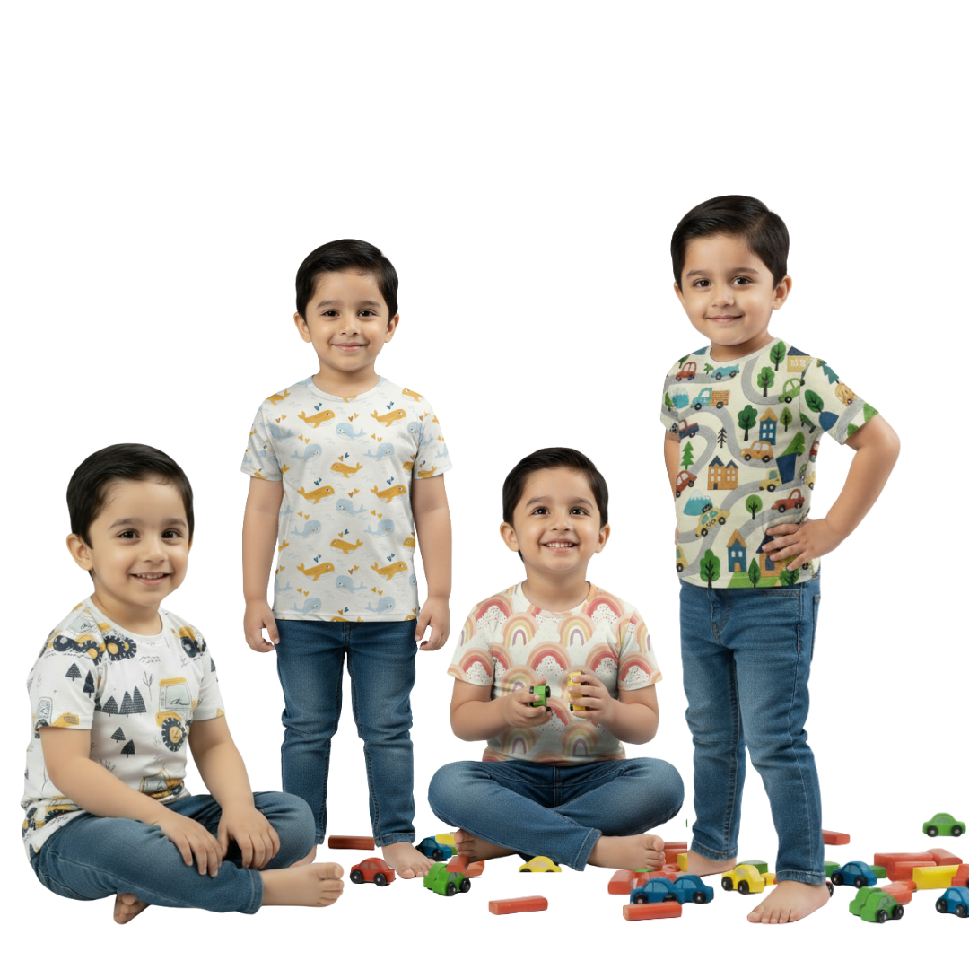 Boys Full Print Tshirt