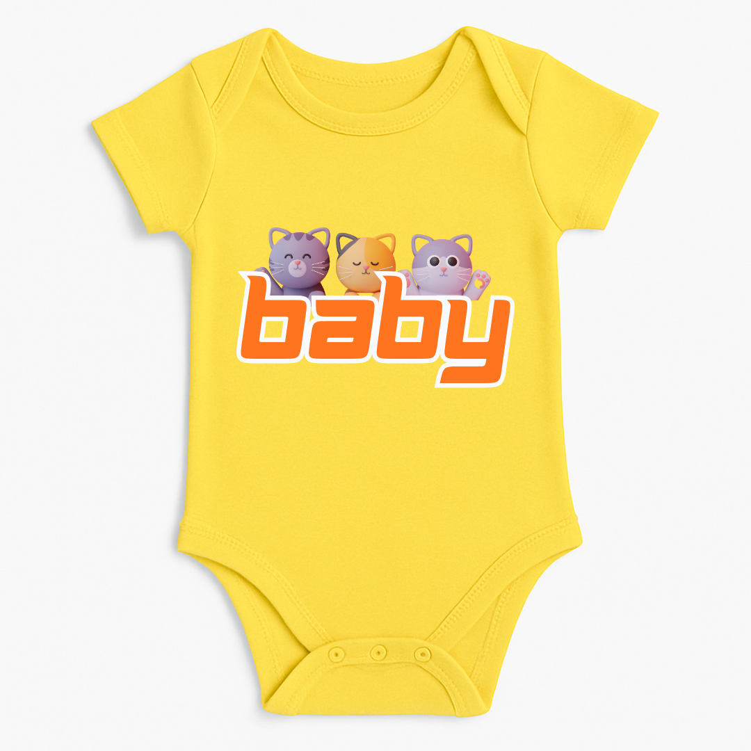Kitty Baby Romper
