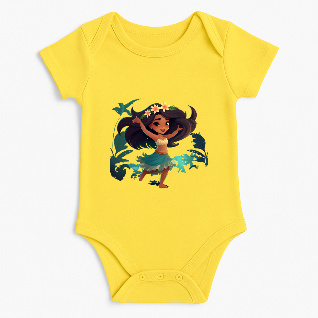 Hula Girl Baby Romper