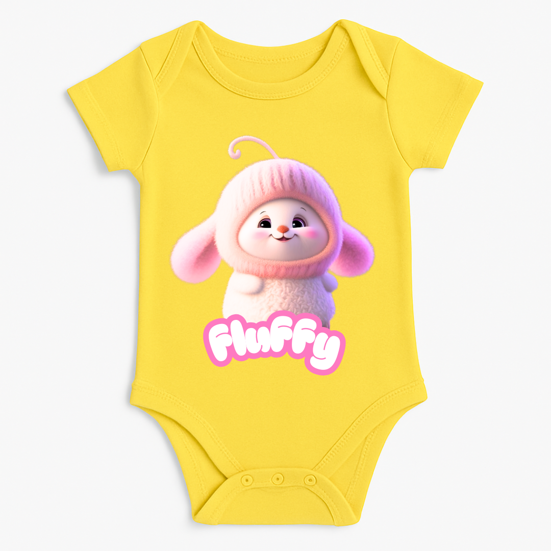 Fluffy Bunny Baby Romper