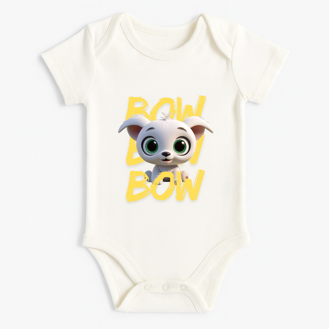 Bow Bow Baby Romper