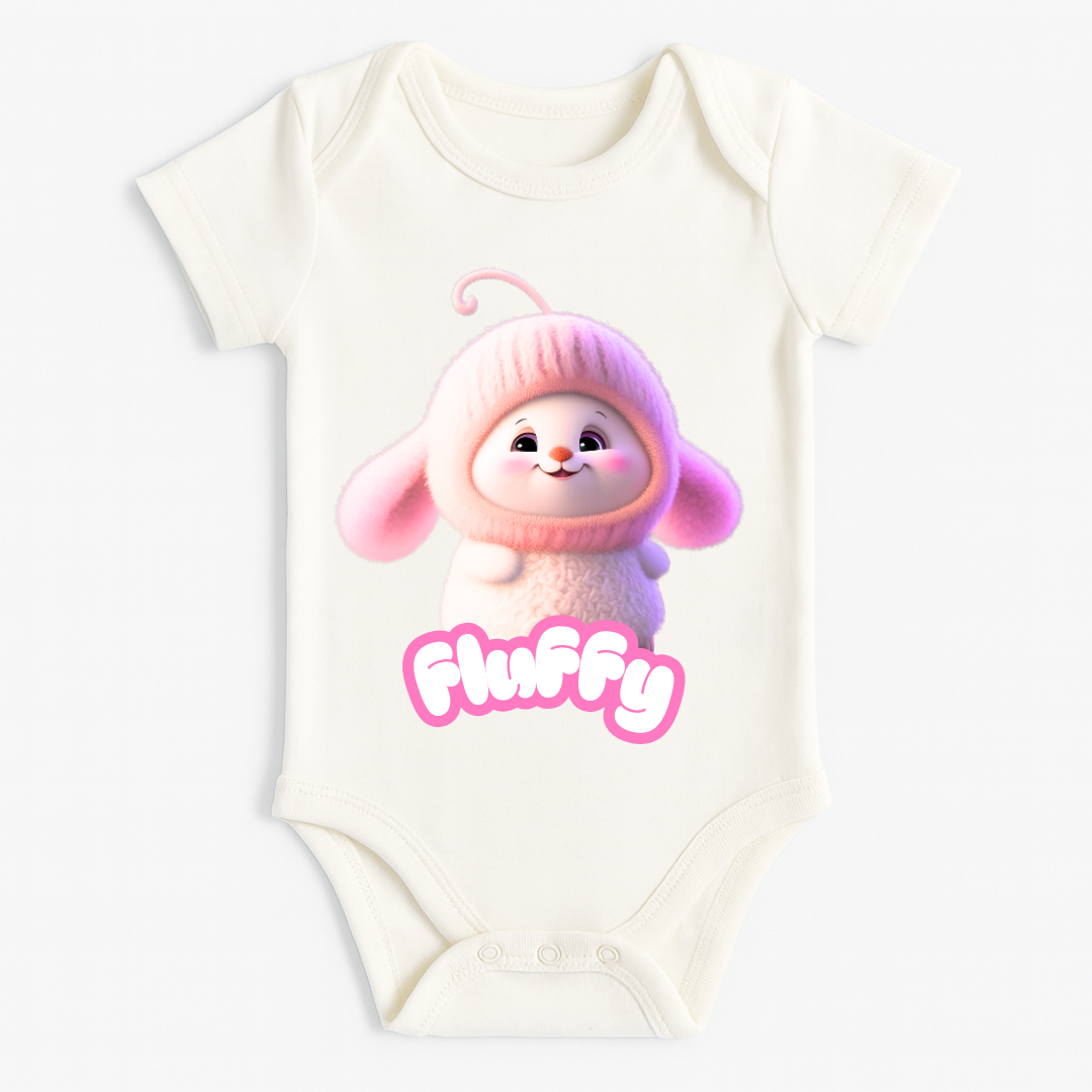 Fluffy Bunny Baby Romper