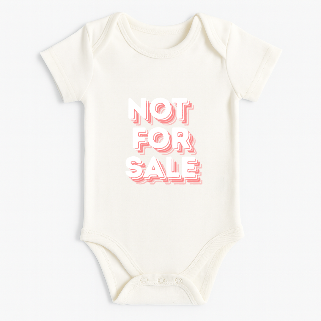 “Not For Sale” Baby Romper