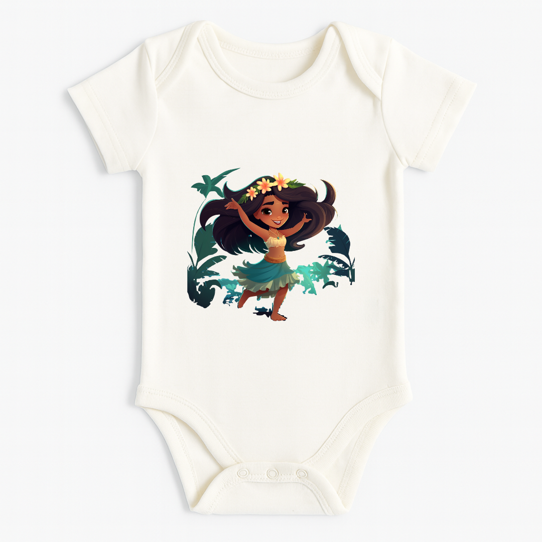 Hula Girl Baby Romper