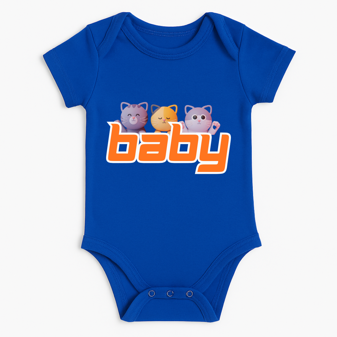 Kitty Baby Romper