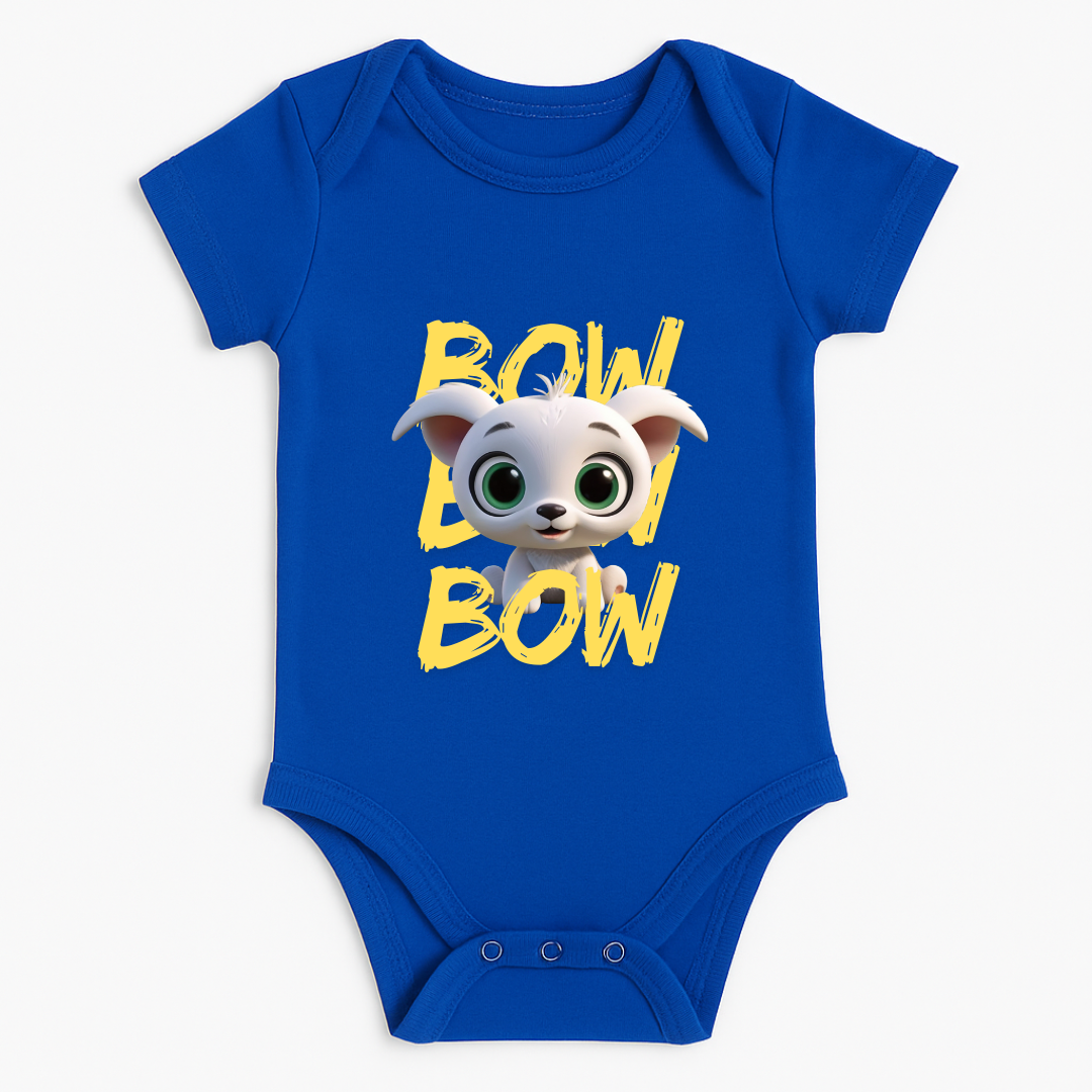 Bow Bow Baby Romper