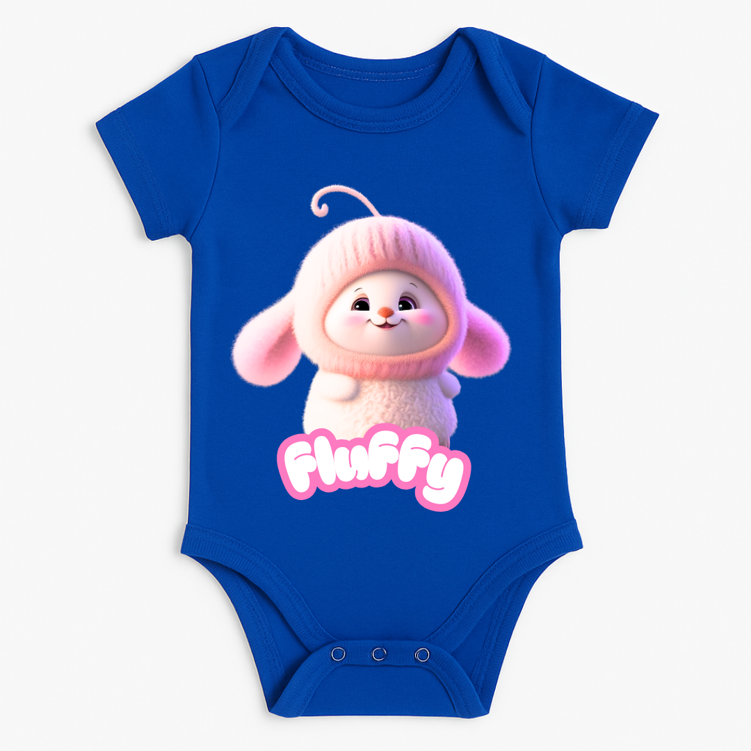 Fluffy Bunny Baby Romper