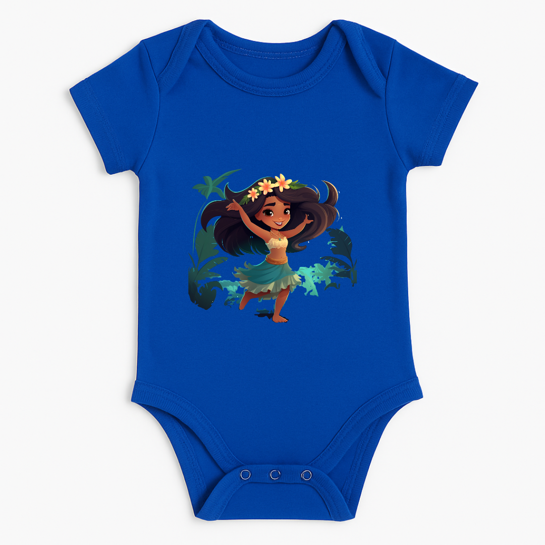 Hula Girl Baby Romper