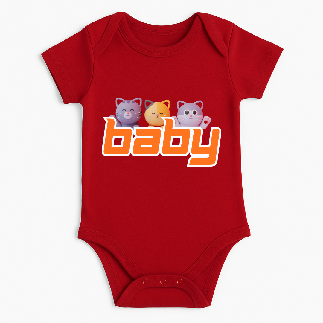 Kitty Baby Romper