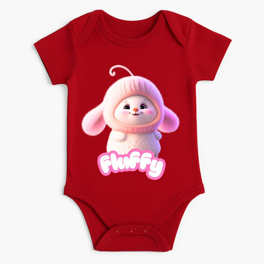 Fluffy Bunny Baby Romper