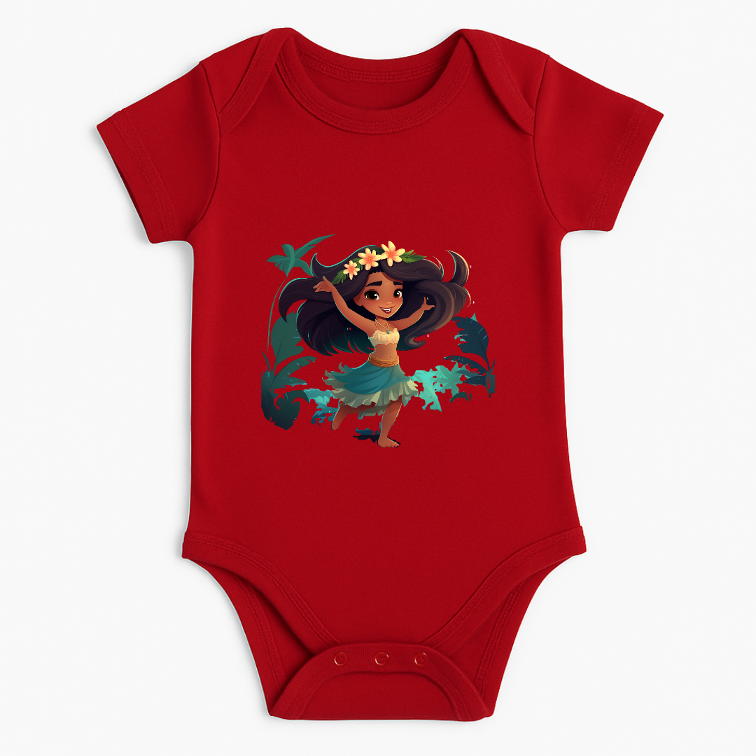 Hula Girl Baby Romper