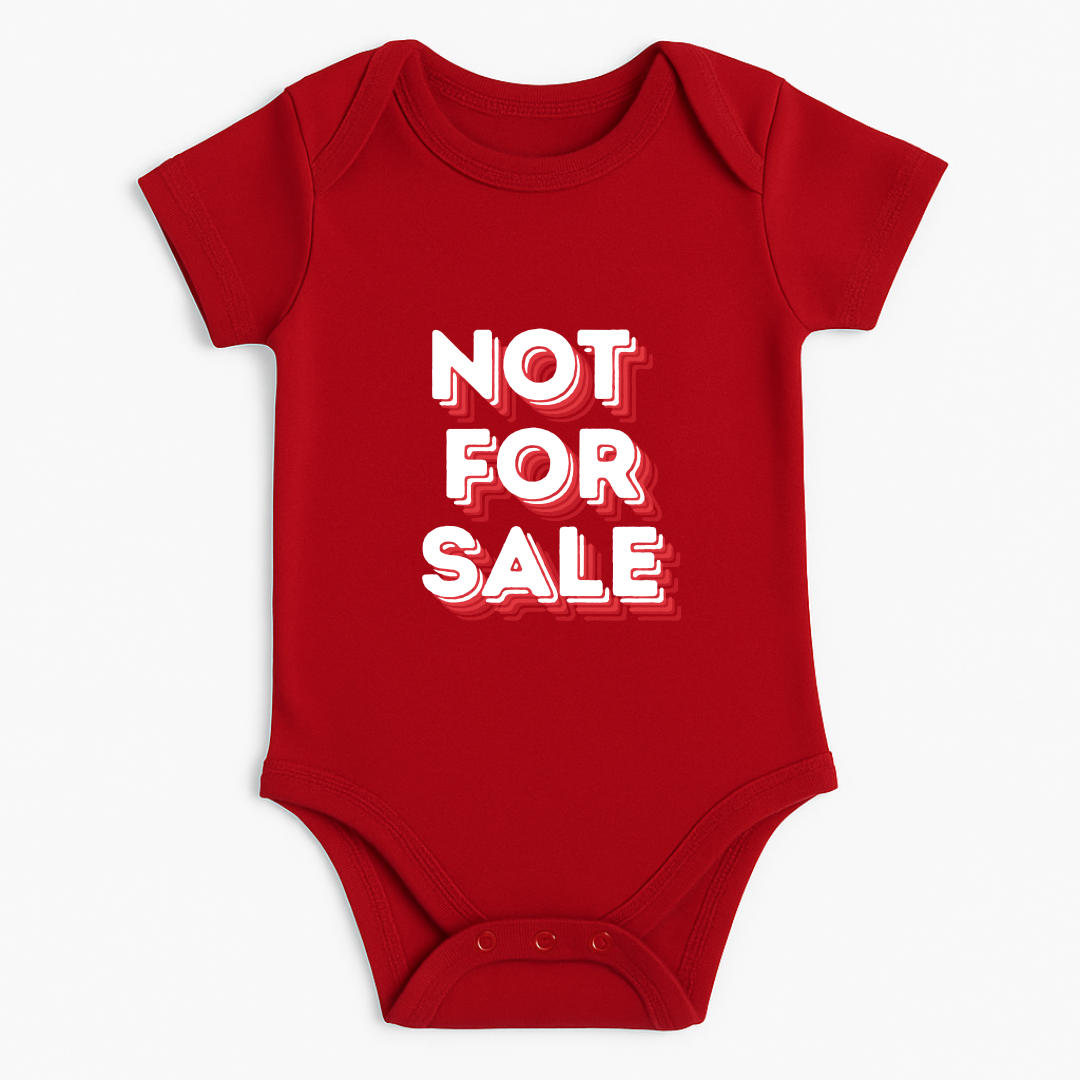 “Not For Sale” Baby Romper