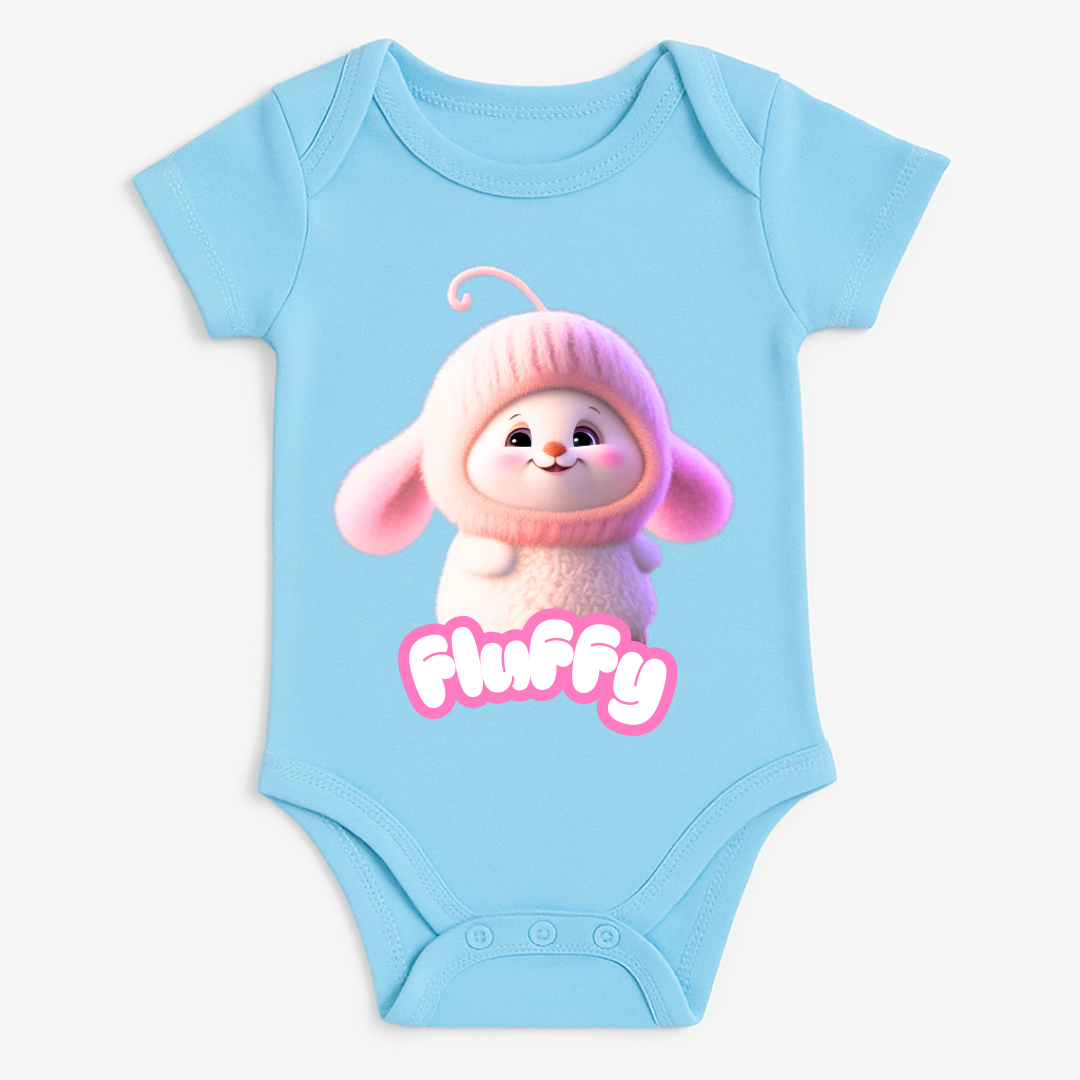 Fluffy Bunny Baby Romper