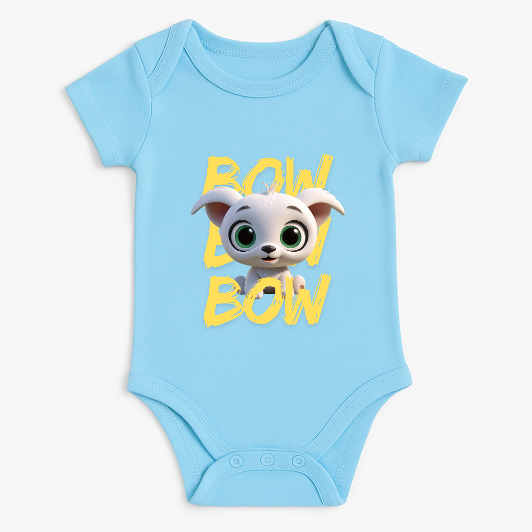 Bow Bow Baby Romper