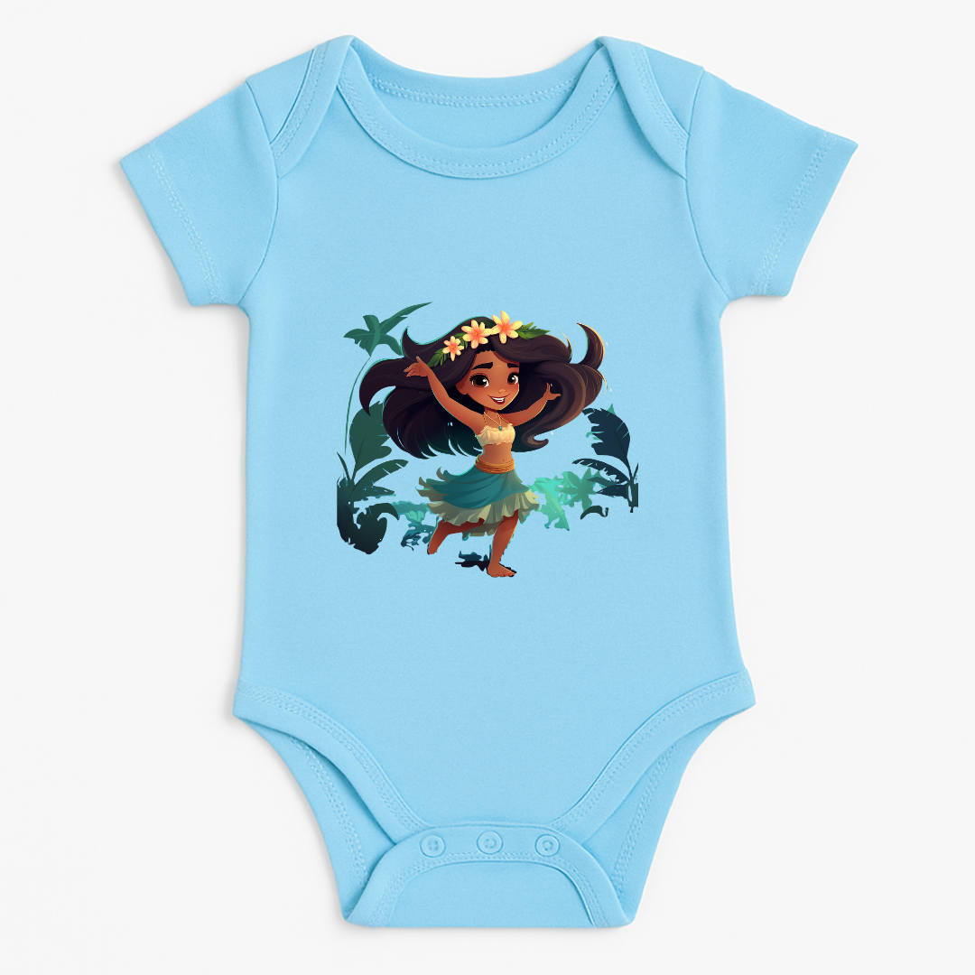 Hula Girl Baby Romper