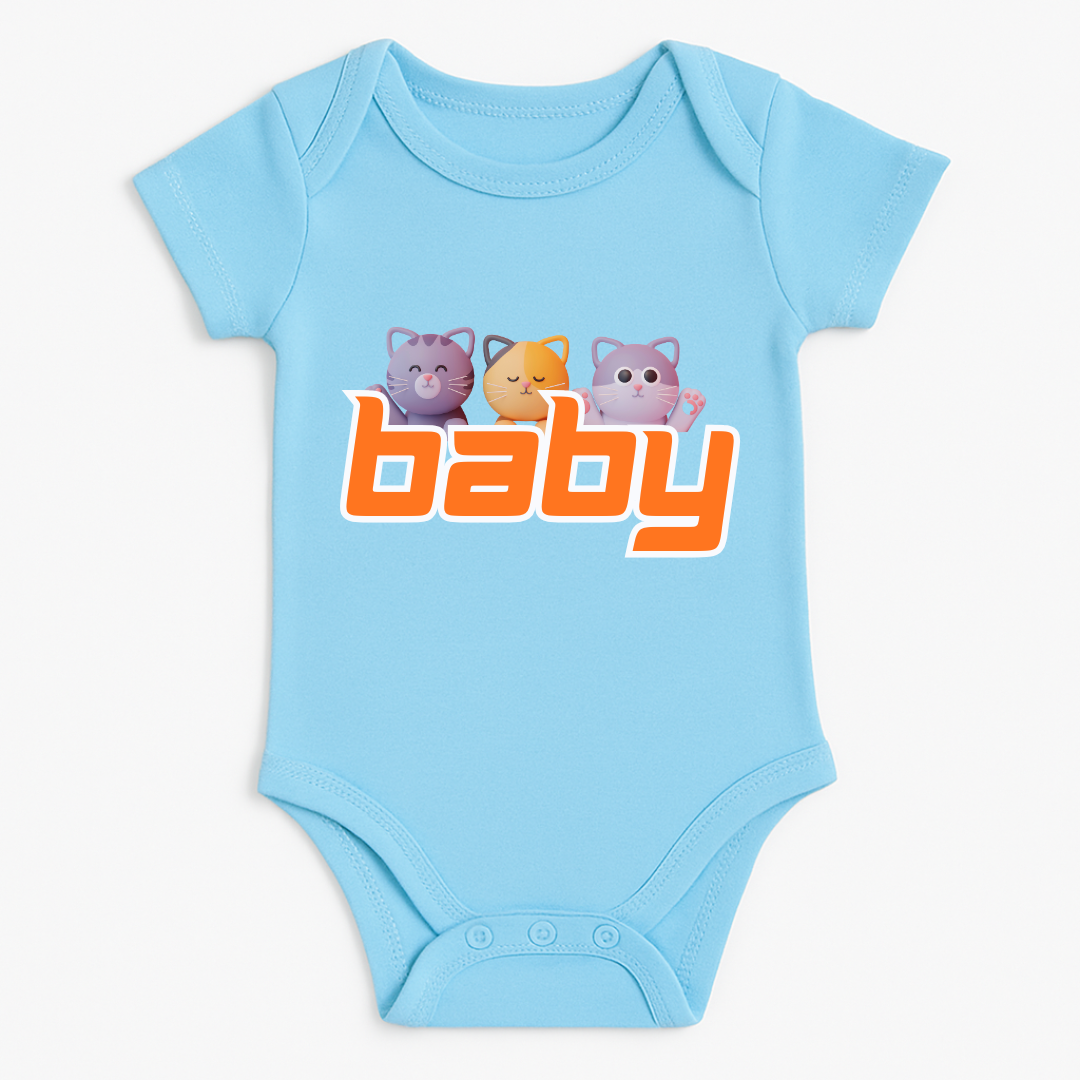 Kitty Baby Romper