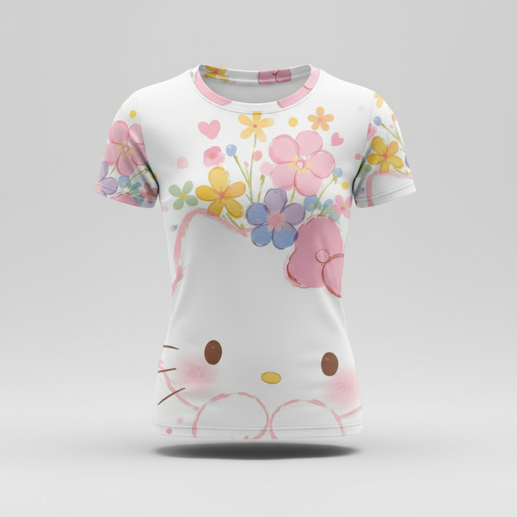 Kids Girl Pastel Petals Tshirt
