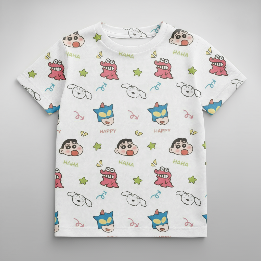 Kids Boys Fun Cartoon Friends Tshirt