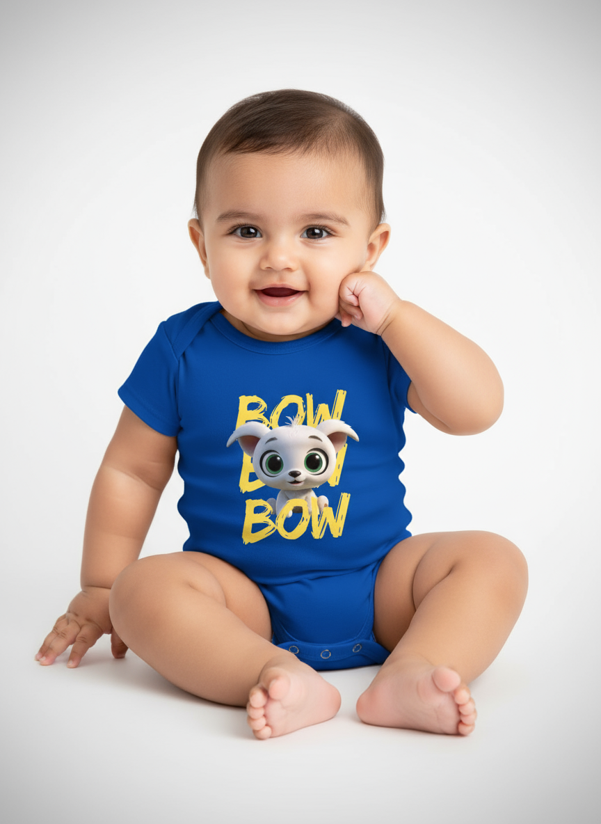 Bow Bow Baby Romper