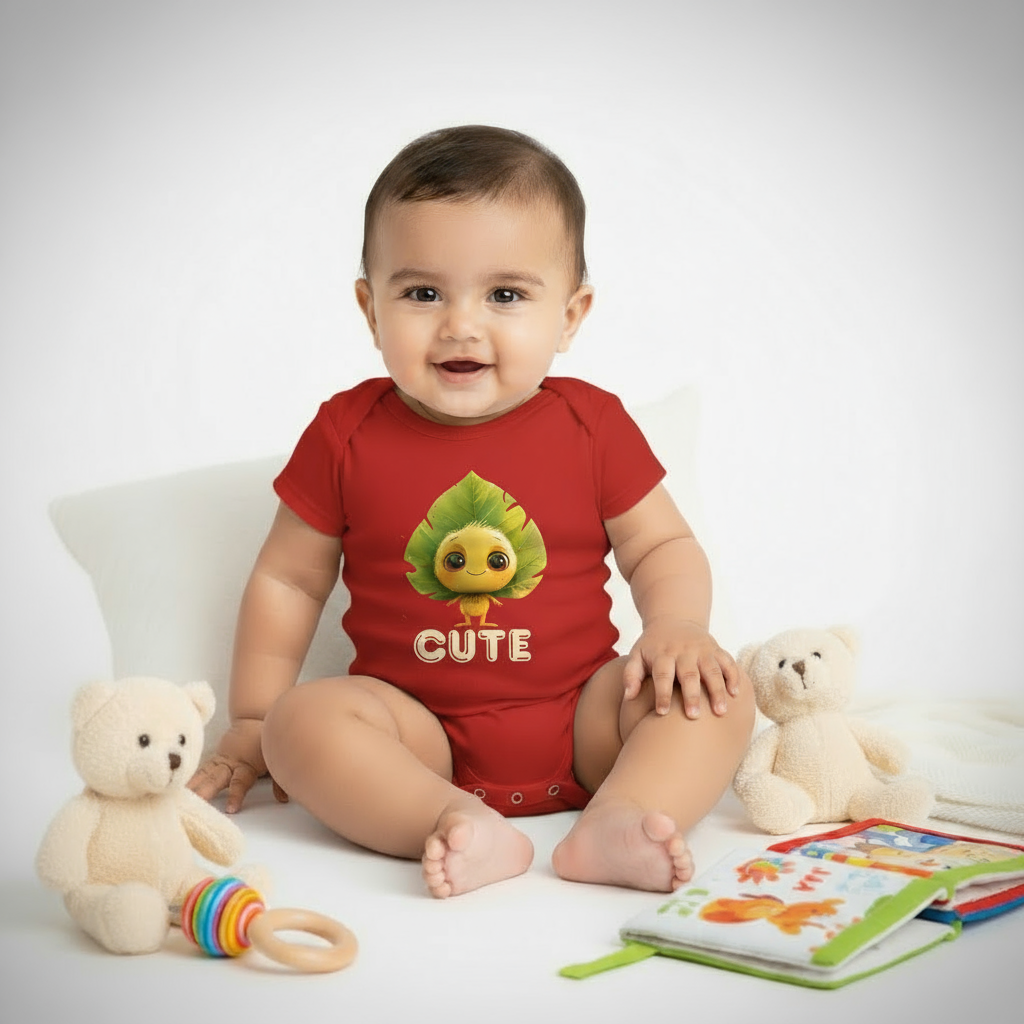 Leafy Cute Baby Romper