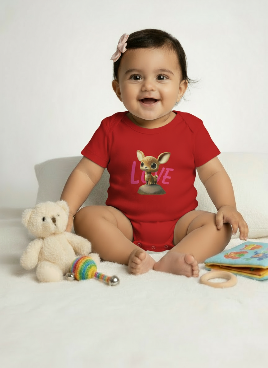 Little Deer “LOVE” Baby Romper