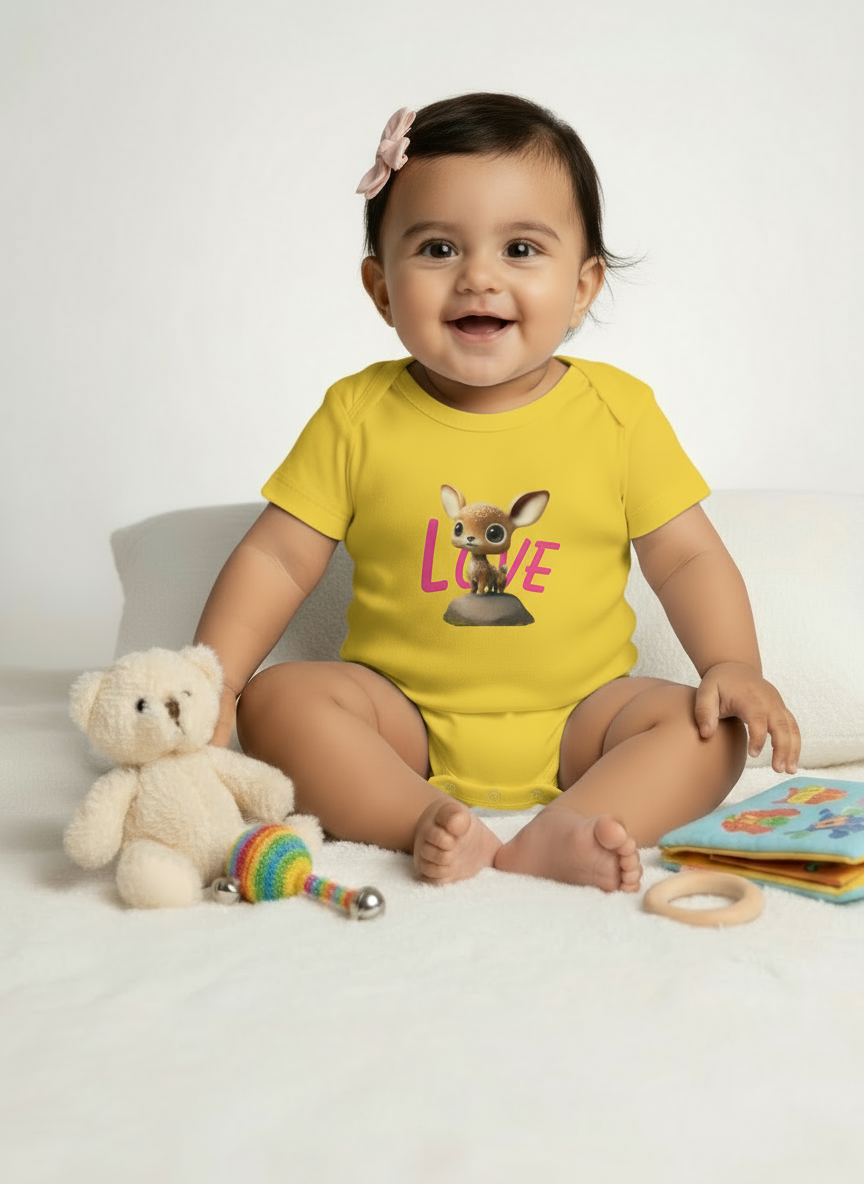 Little Deer “LOVE” Baby Romper