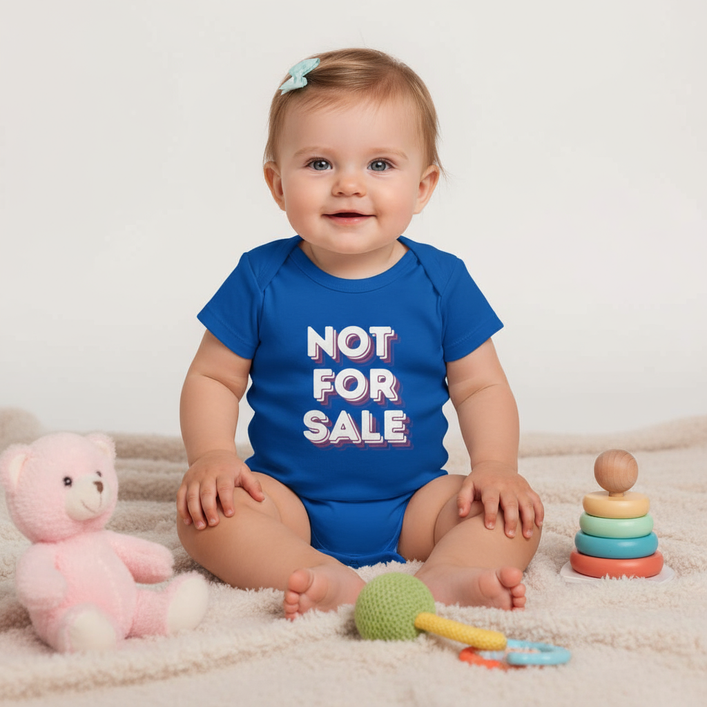 “Not For Sale” Baby Romper