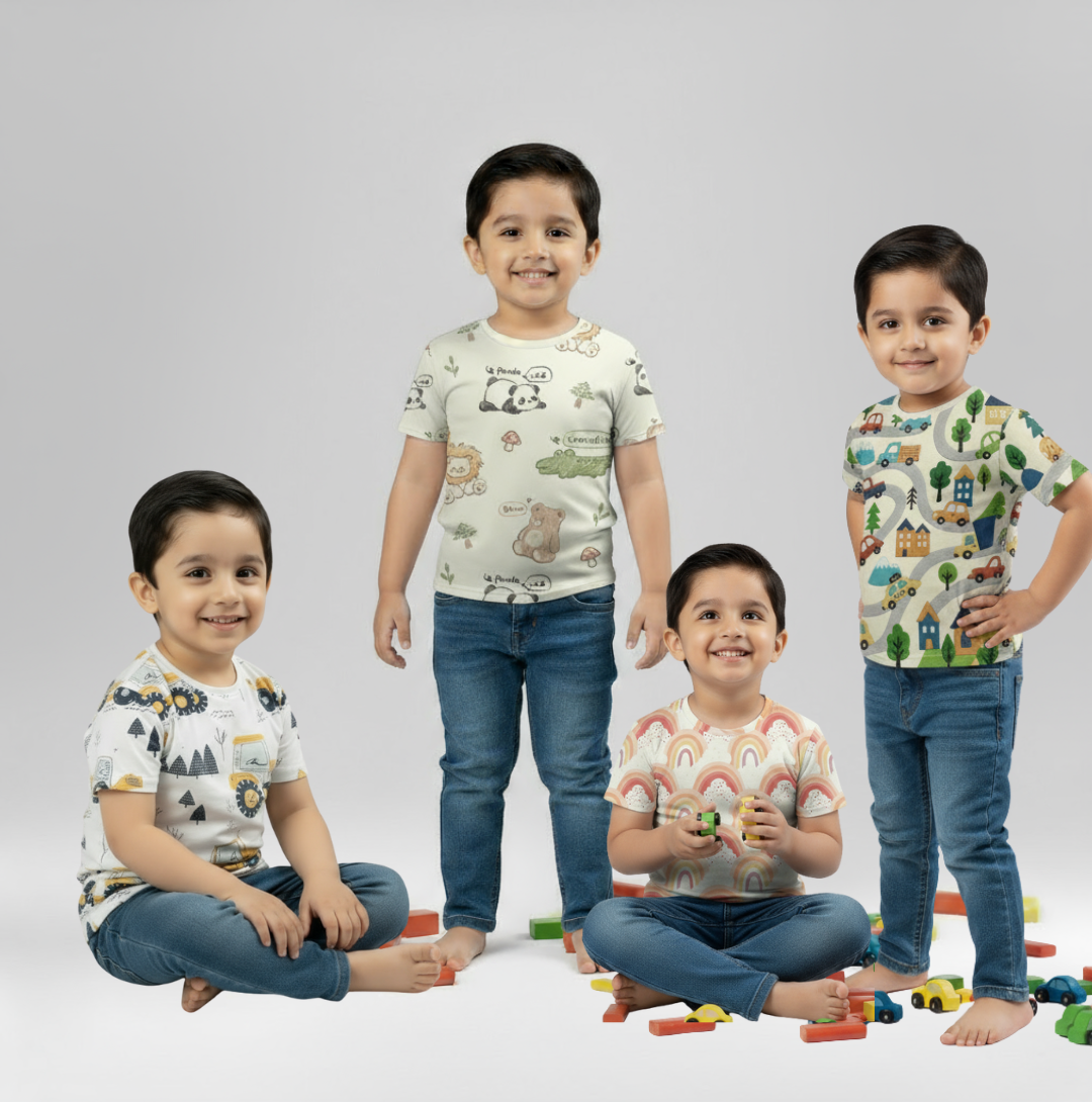 Boys Full Print Tshirt