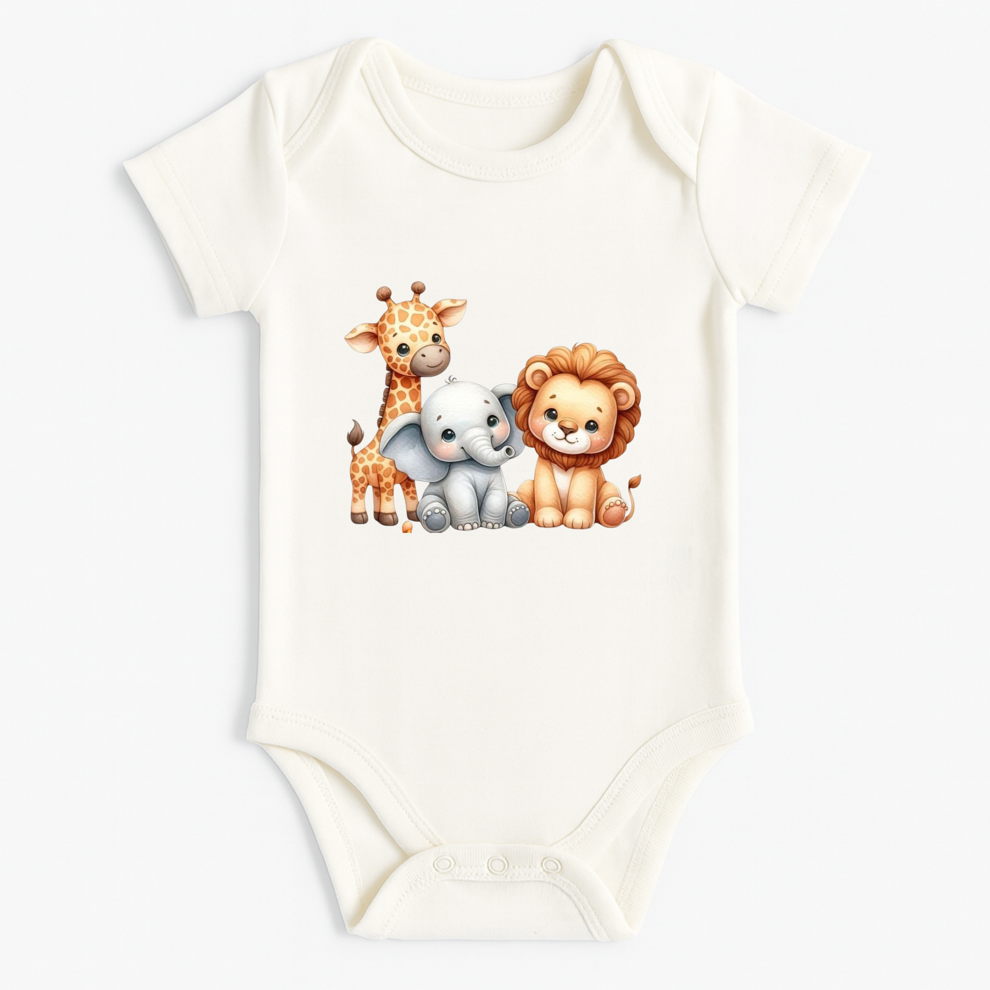 Wildly Cute Safari Rompers