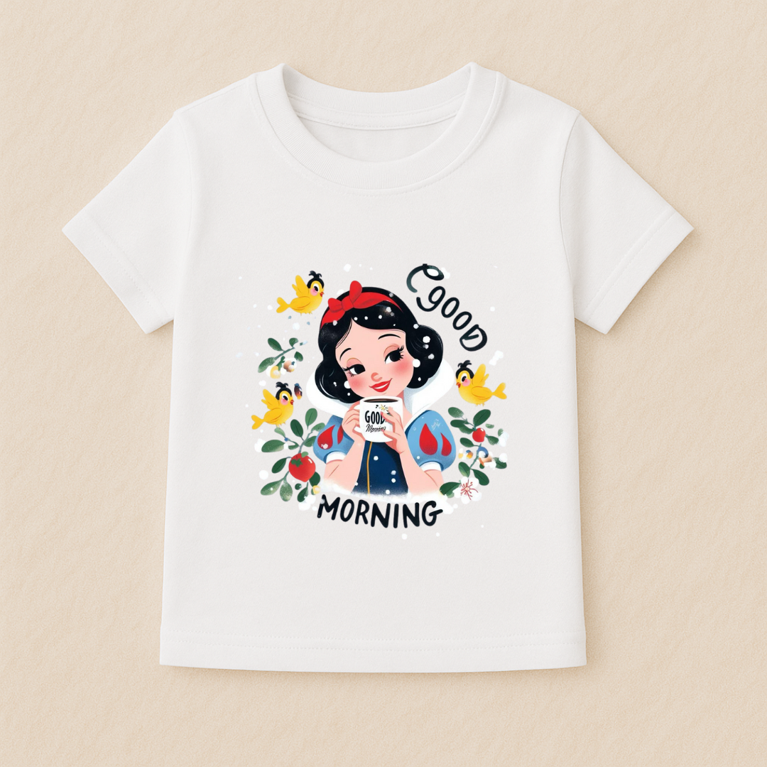 Kids Girls Good Morning Tshirt
