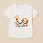 Baby Girls Safari Friends T-Shirt