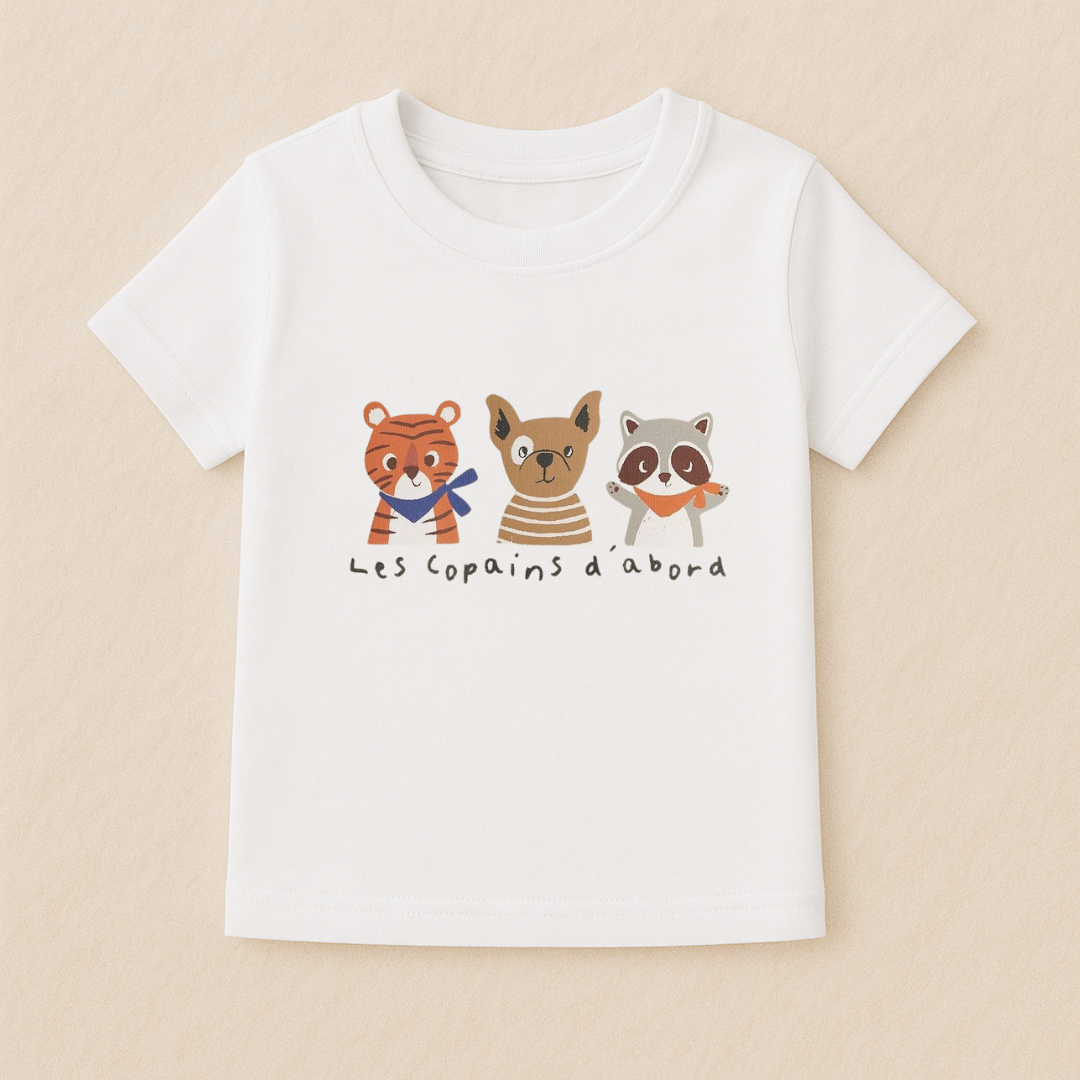 Baby Girl Animal Graphic T-Shirt