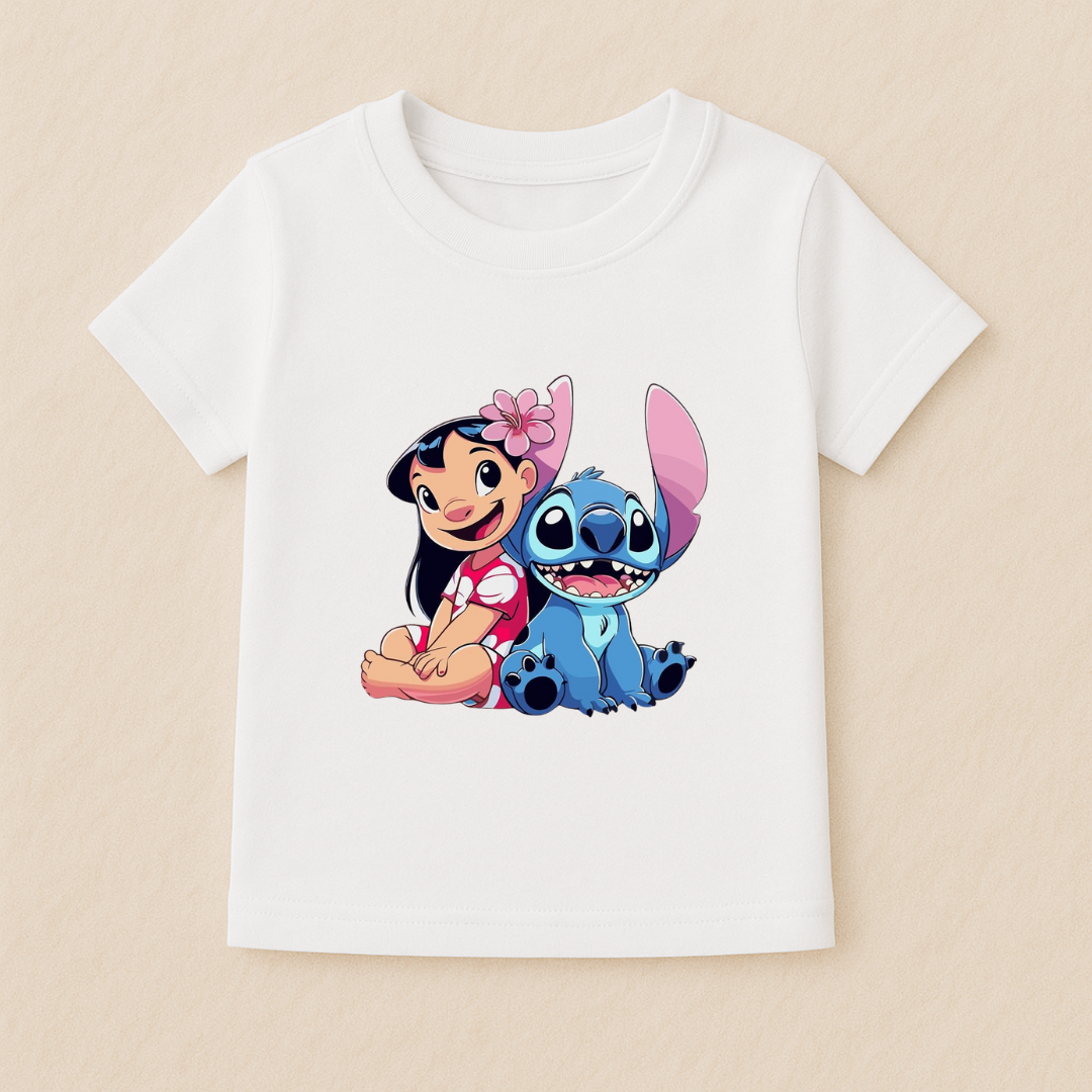 Kids Girls  Lilo and Stitch Tshirt
