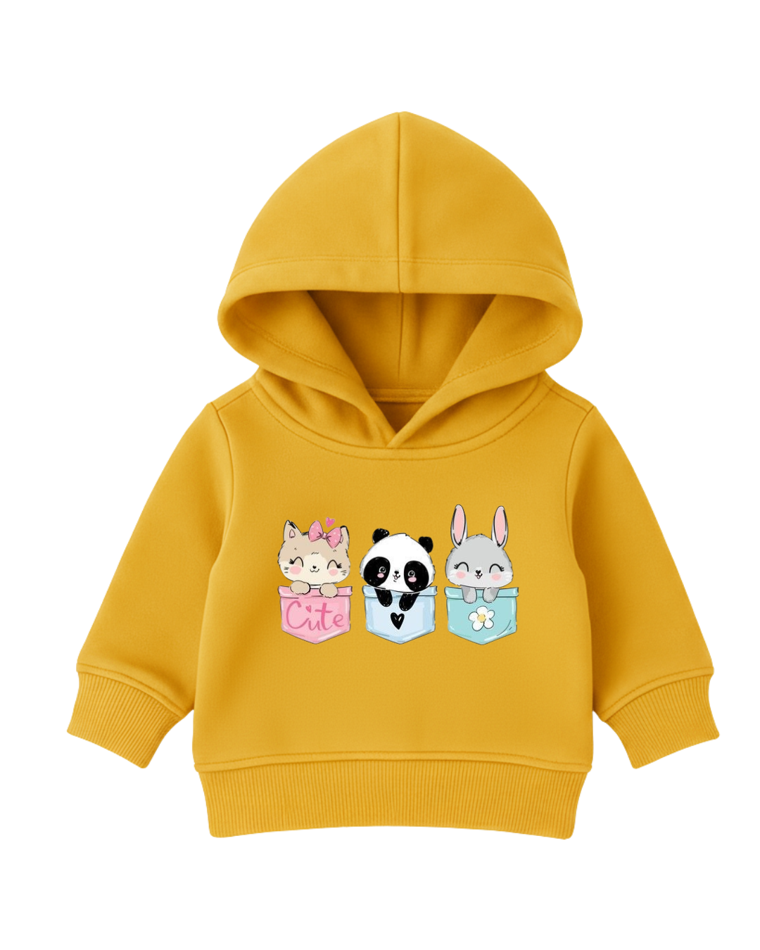 Baby Red Animal Friends Hoodie