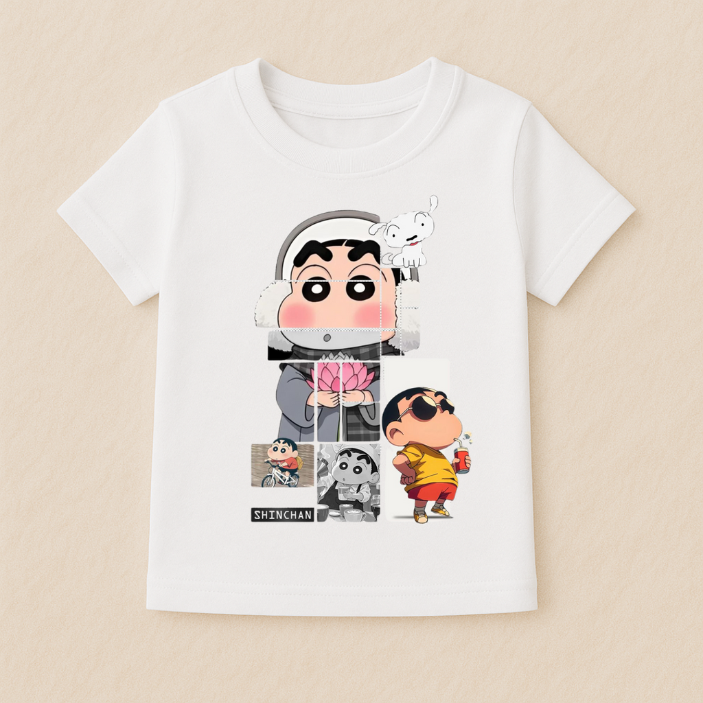 Kids Boys Shinchan Fun Tshirt