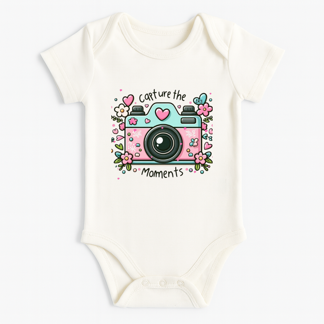 Capture the Moments Baby Rompers – 100% Cotton!