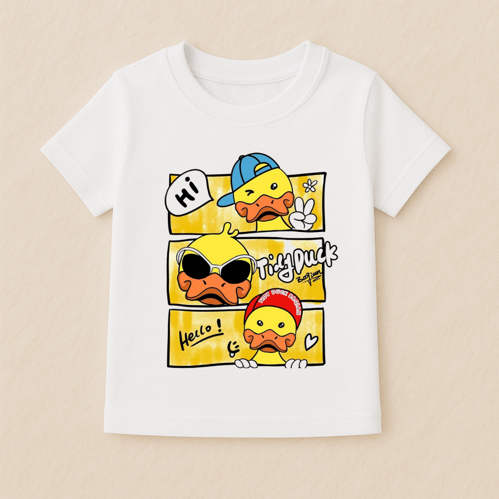 Kids Boys Cool Vibes Emoji Tshirt