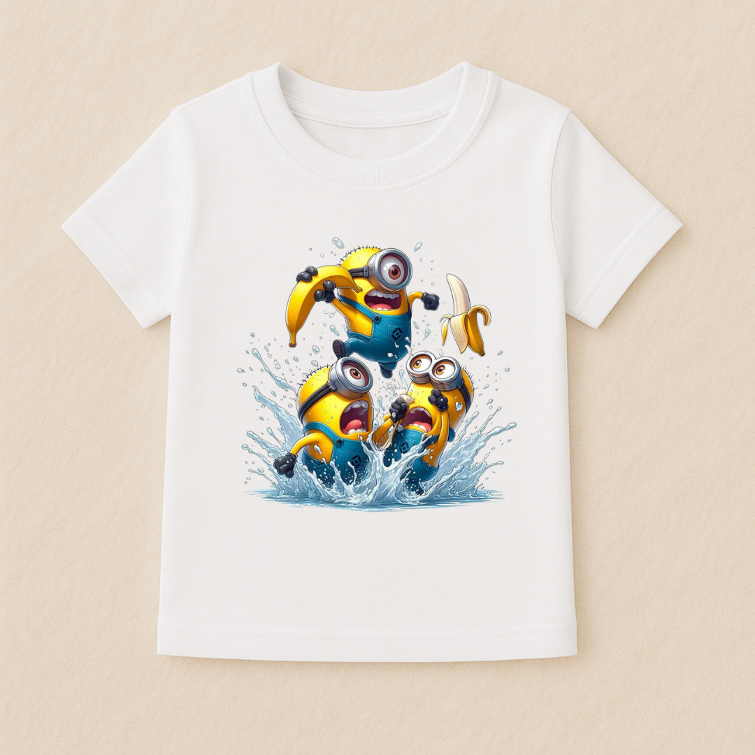 Kids Boys Minions Splash Tshirt