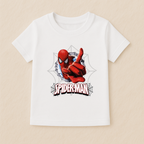 Baby Boy Spider Man web slinging Graphic T-Shirt