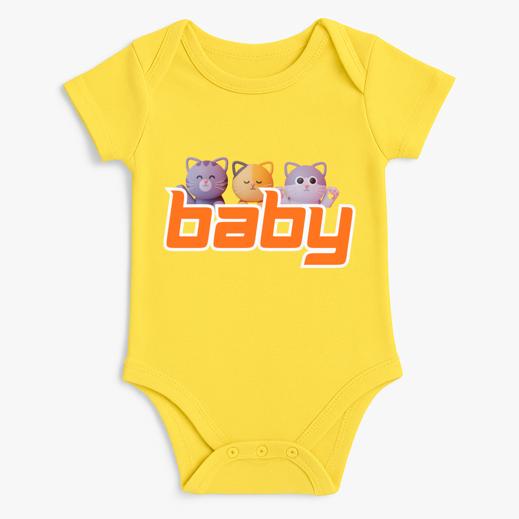 Kitty Baby Romper