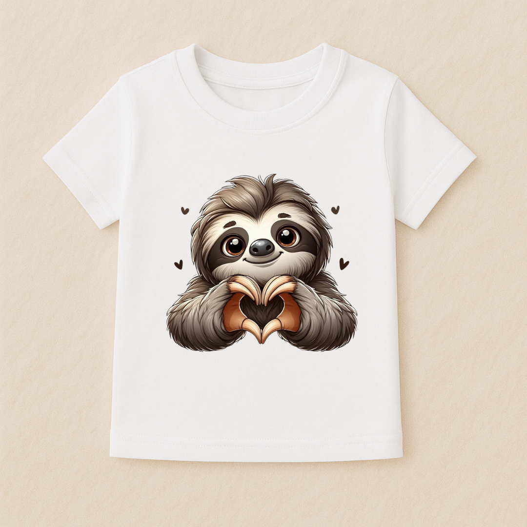 Baby Boys Sloth Heart Graphic T-Shirt