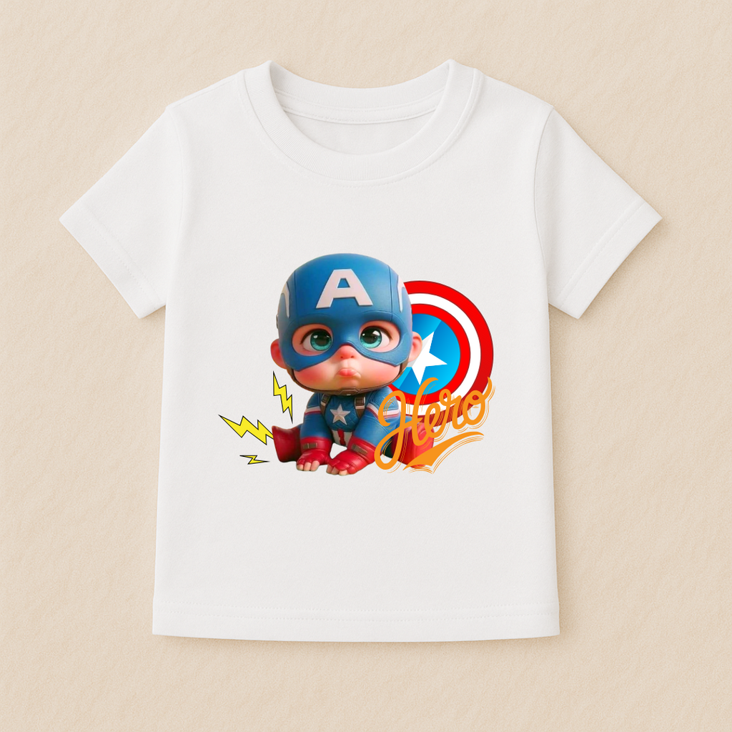 Captain Baby Boy Hero Tshirt