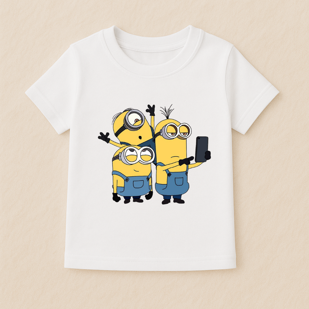 Kids Boys Minions Fun Tshirt