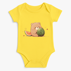 Watermelon Bear Baby Romper