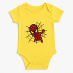 Spider Man Web Baby Romper