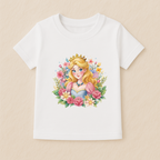 Kids Girls Princess Garden Tshirt