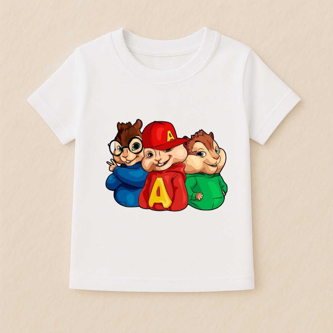 Kids Boys Chipmunks Squad Tshirt