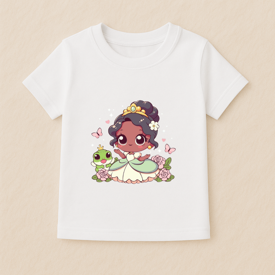 Kids Girls Garden Princess Tshirt