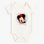 Peek-a-Boo Mickey Baby Rompers