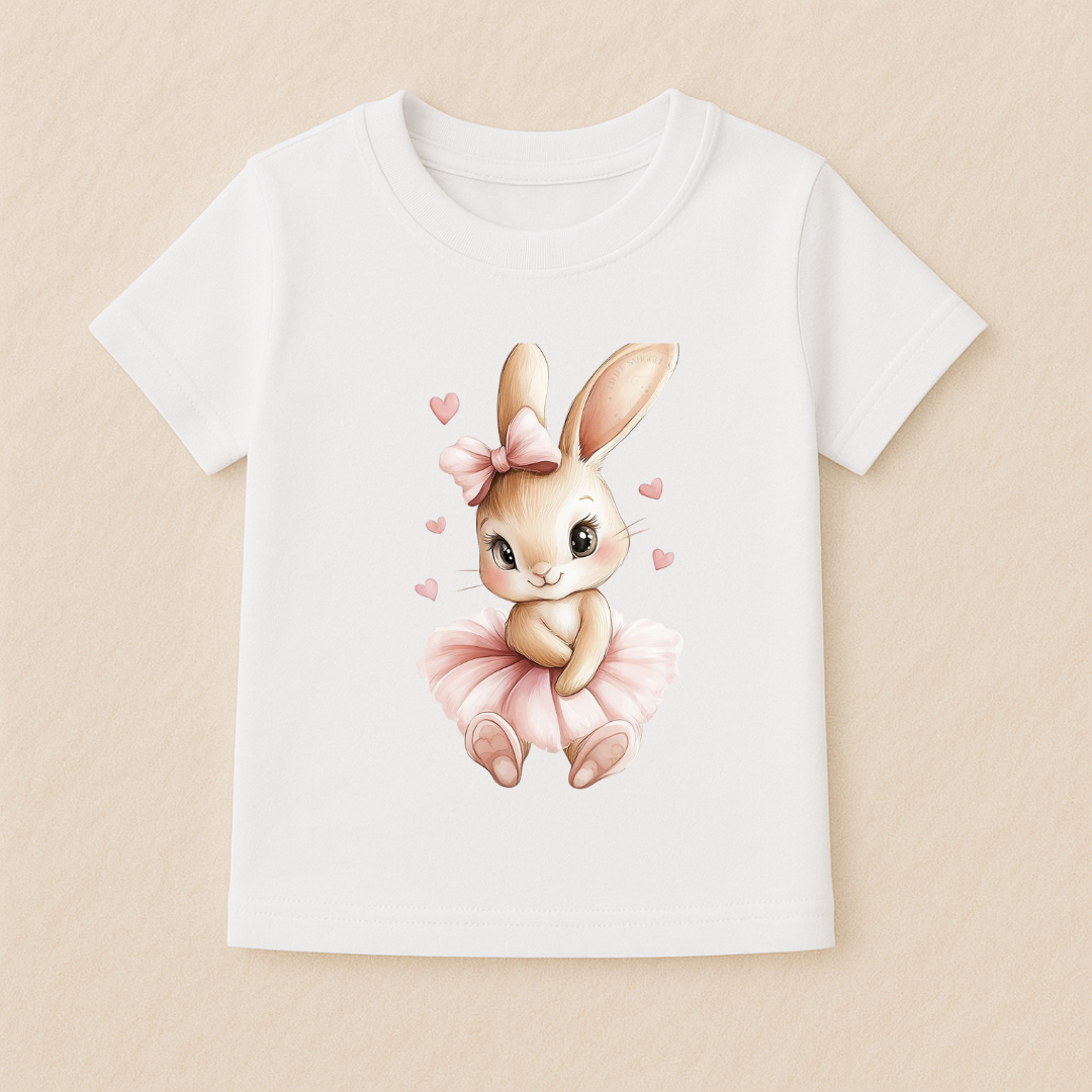 Baby Girls Ballerina Bunny T-Shirt